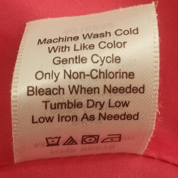 Coldwater Creek Pink Art to Wear Twill Blazer Jacket Size 14 3/4 Sleeve - Picture 7 of 7